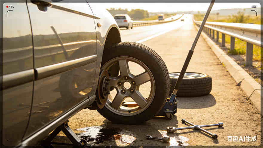 盐田区高速公路扎胎-汽车流动补胎